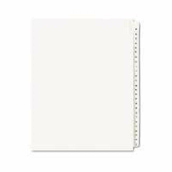 Inkinjection 1700 Allstate Style Legal Side Tab Dividers- 26 Tab- A Z- Letter- White- 26-Set IN3833382